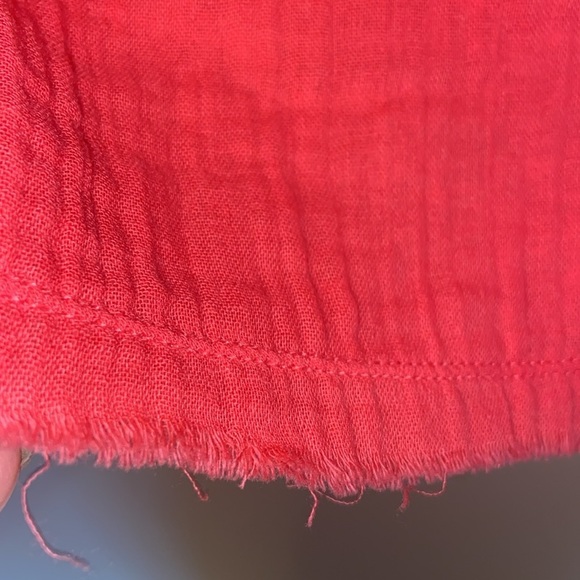NWOT Robyn Cotton Gauze Top in coral size medium - Picture 9 of 9